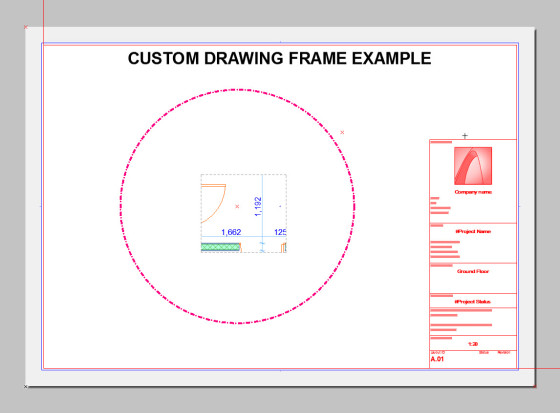 custom drawing frame 3