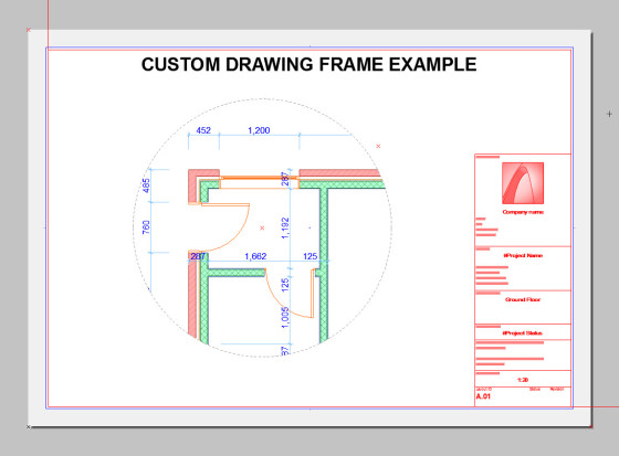 custom drawing frame 5